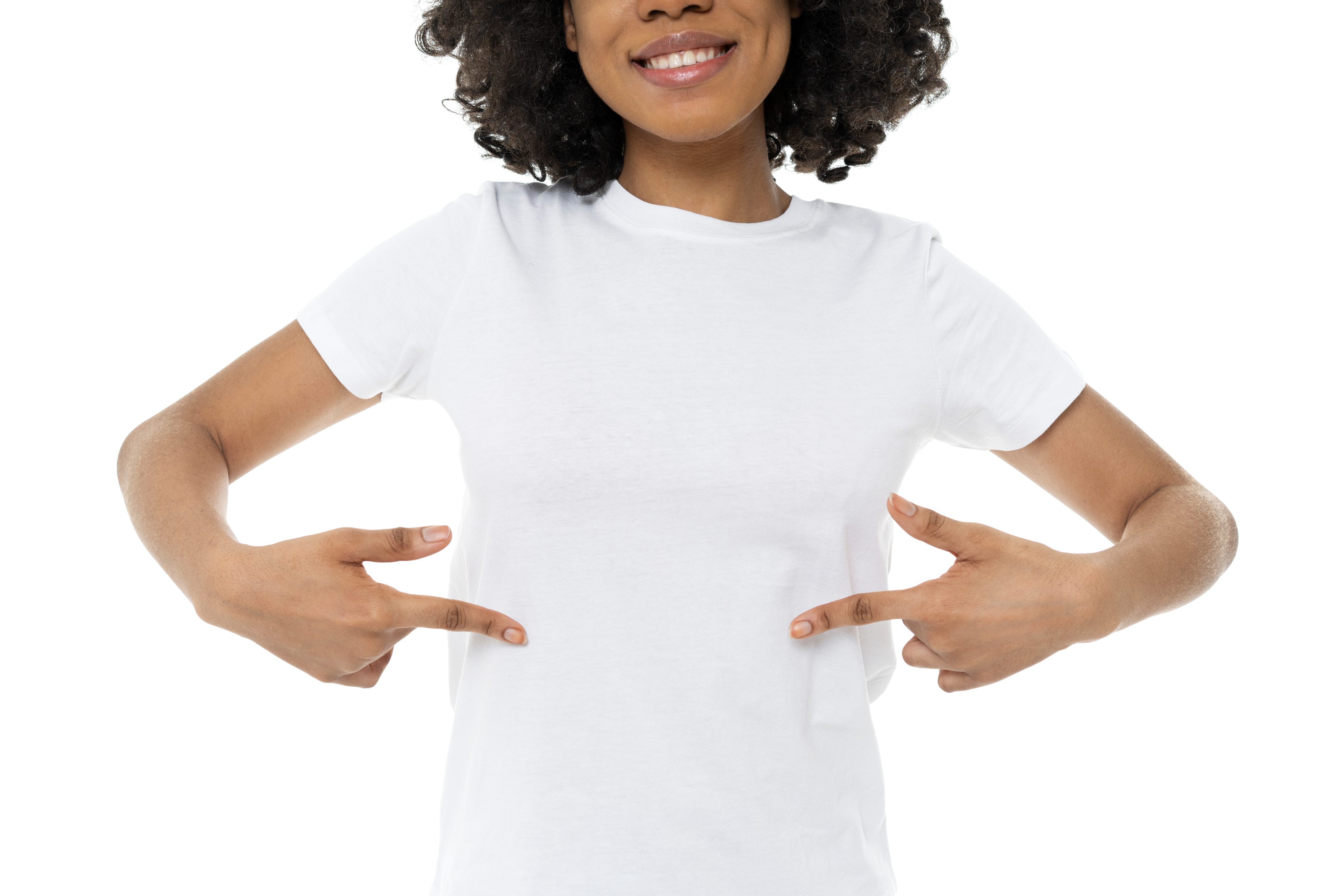 White t-shirt product preview